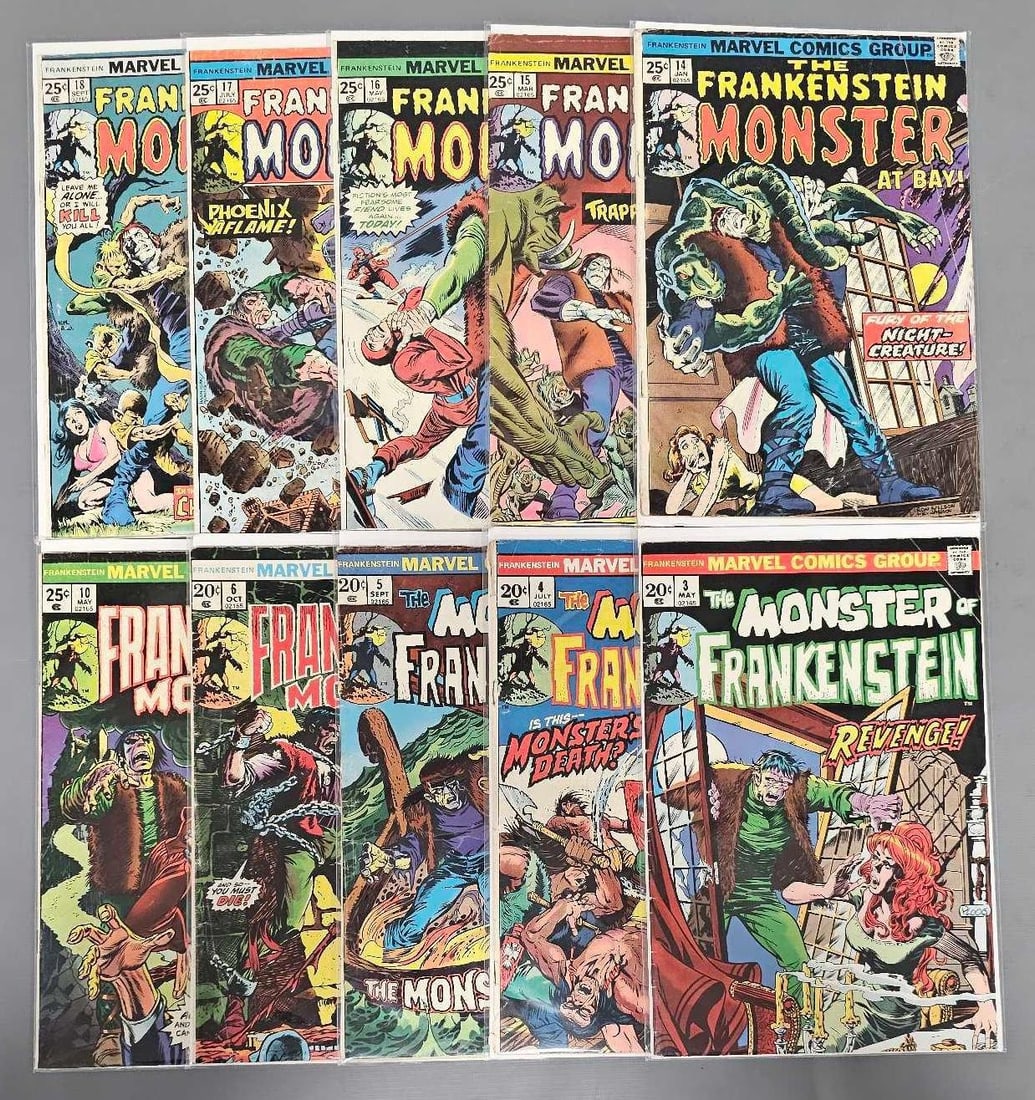 Ten Frankenstein Monster Comics (1 of 6)