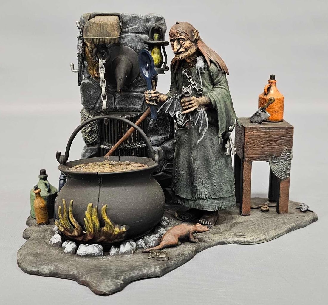 Built up 1965 Aurora The Witch model kit (1 of 6)