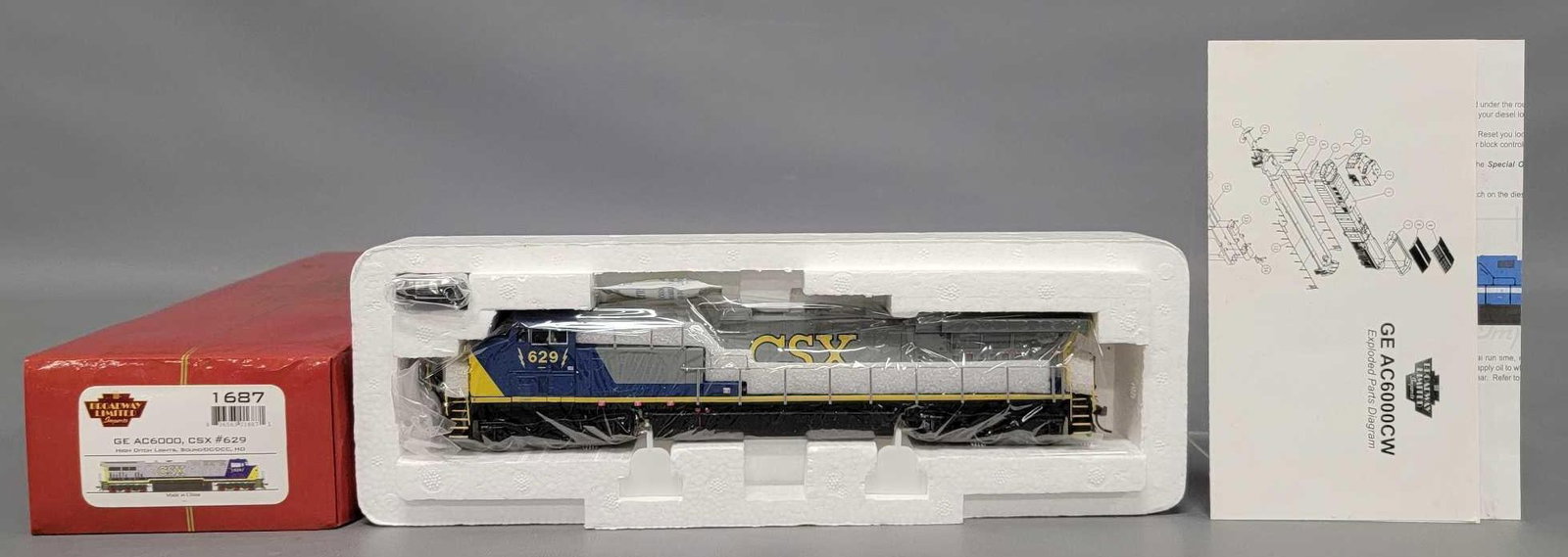 Broadway Limited 2510 Ho A-A Set, Union Pacfic #1600A/1601A Set