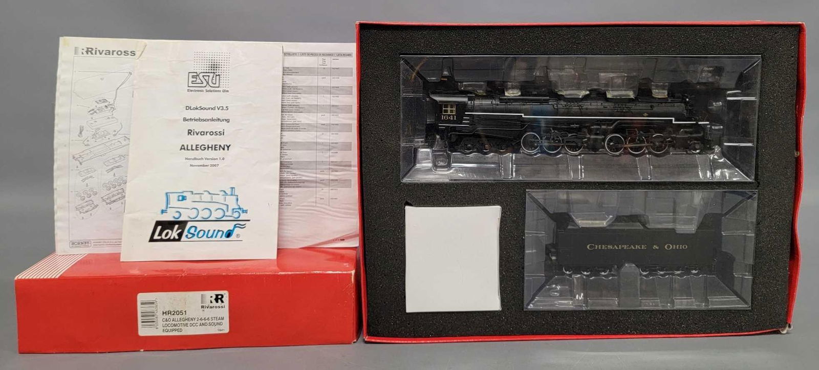 Rivarossi Ho Scale C&o Allegheny 2666 Steam In Original Box Hr2051 Auction