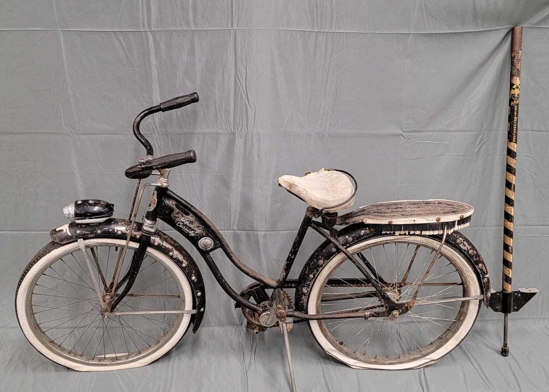Hopalong Cassidy bicycle and partial pogo stick: Hopalong Cassidy bicycle and partial pogo stick, both are in need of some TLC. This is a pickup only item unless we happen to be going somewhere in your direction in the next 8 months where we can mee