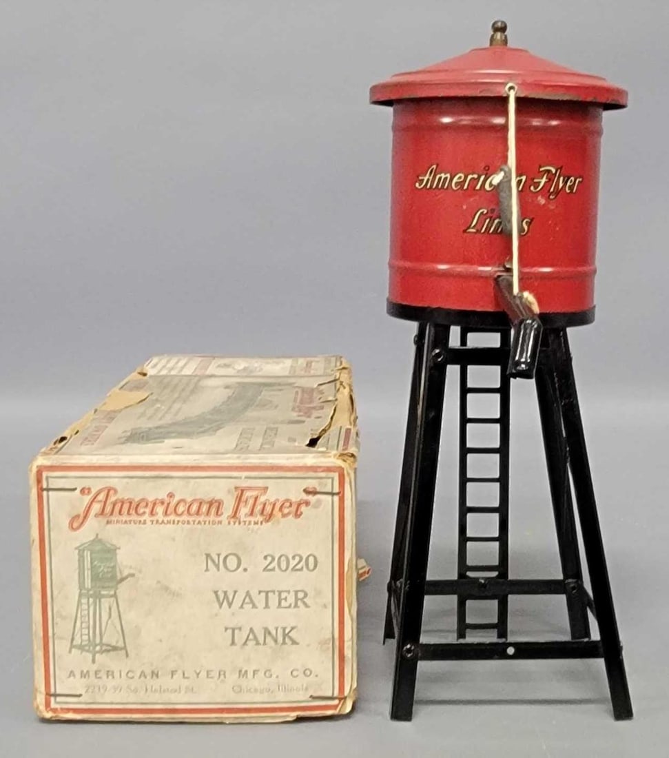 American Flyer Prewar 2020 water tank accessory in original box (1 of 9)