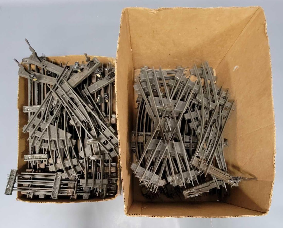 Huge group of prewar Marklin Gauge I track switches and crossovers (1 of 6)