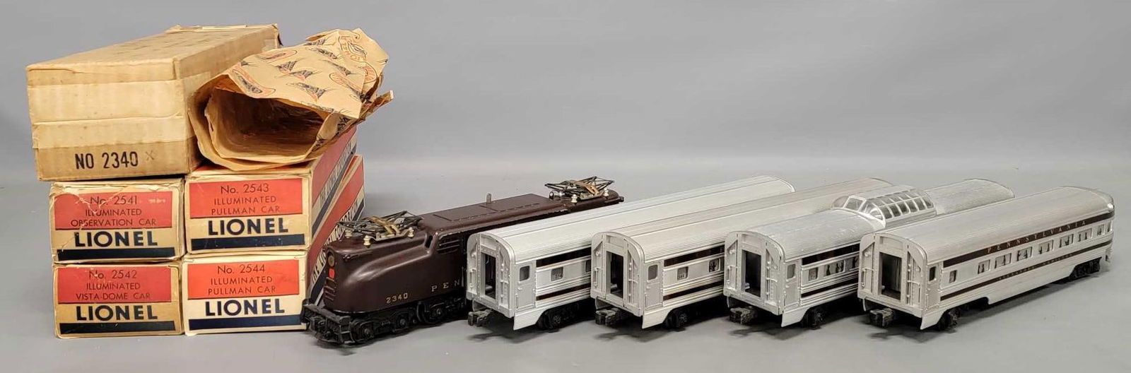 Lionel postwar O 2254W Congressional set with original boxes (1 of 13)