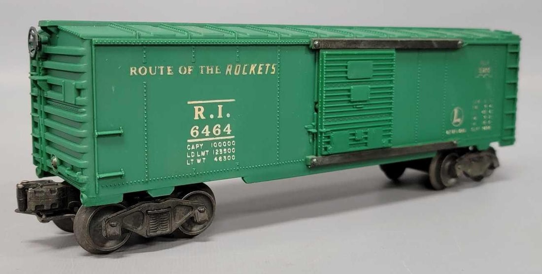 Unrun Lionel postwar O 6464-75 type IV Rock Island box car (1 of 7)