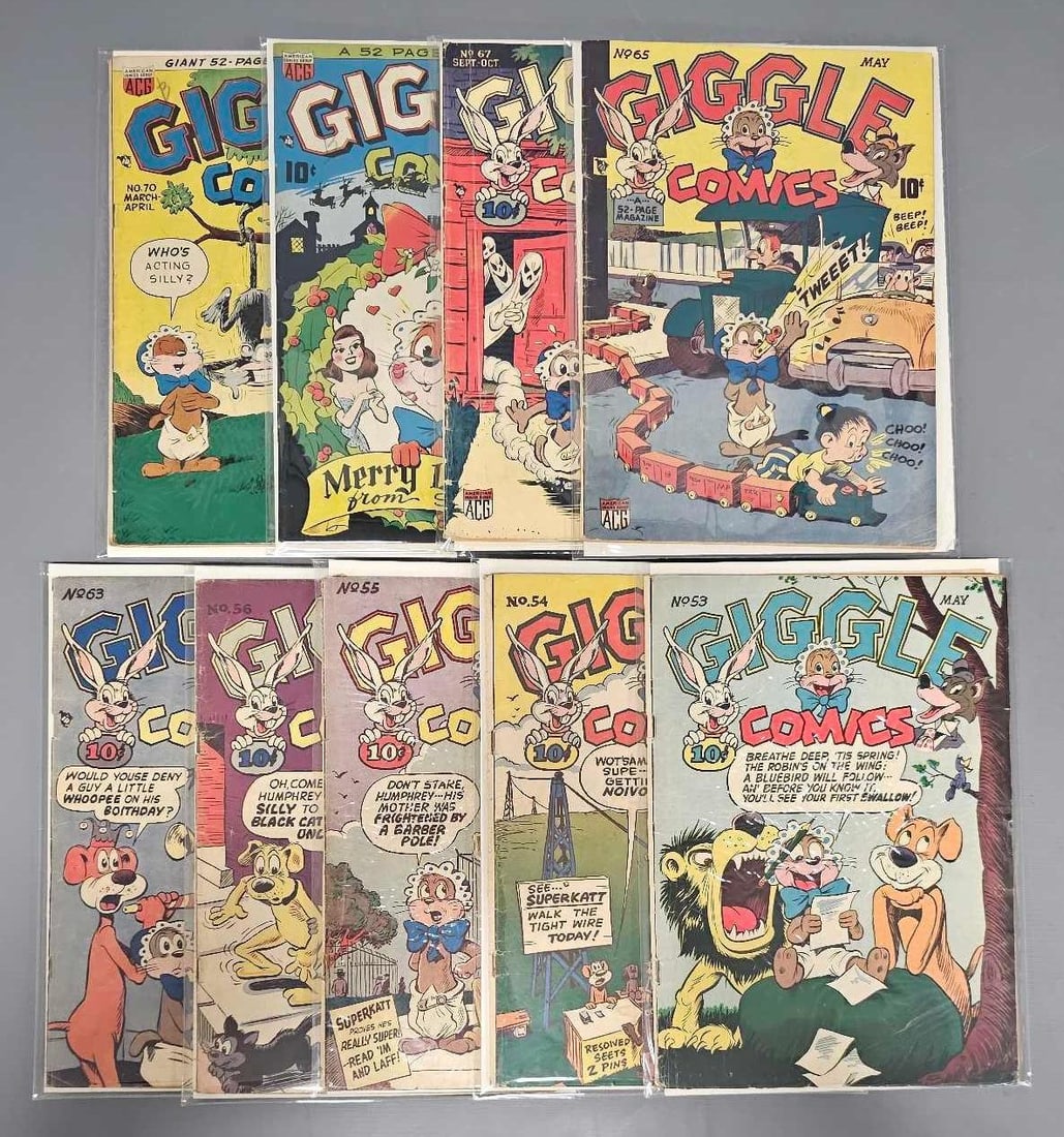 Nine Golden Age Giggle Comics 53-70 (1 of 3)