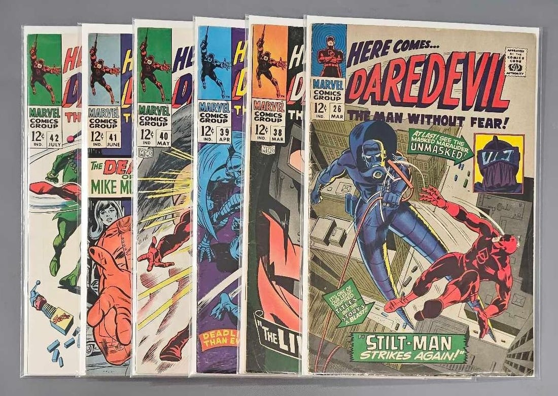 Six Daredevil Comics (1 of 3)