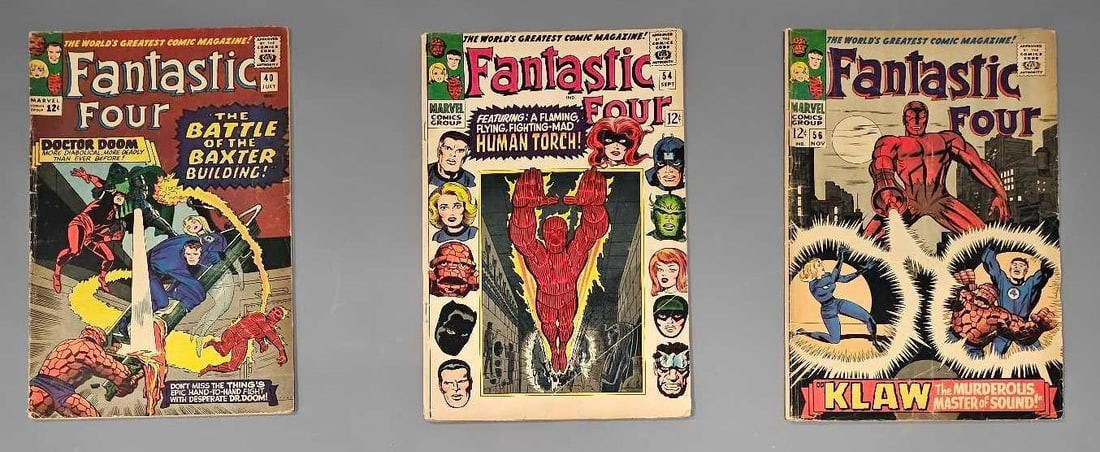 Three Fantastic Four  Comics (1 of 5)