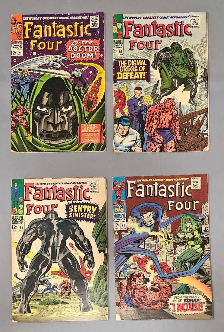Four Fantastic Four  Comics (1 of 10)