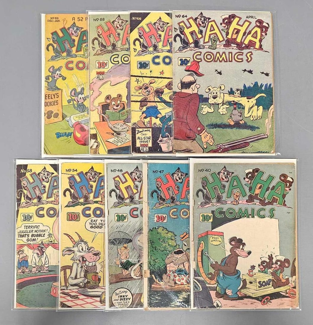 Nine Golden Age Ha Ha Comics (1 of 4)