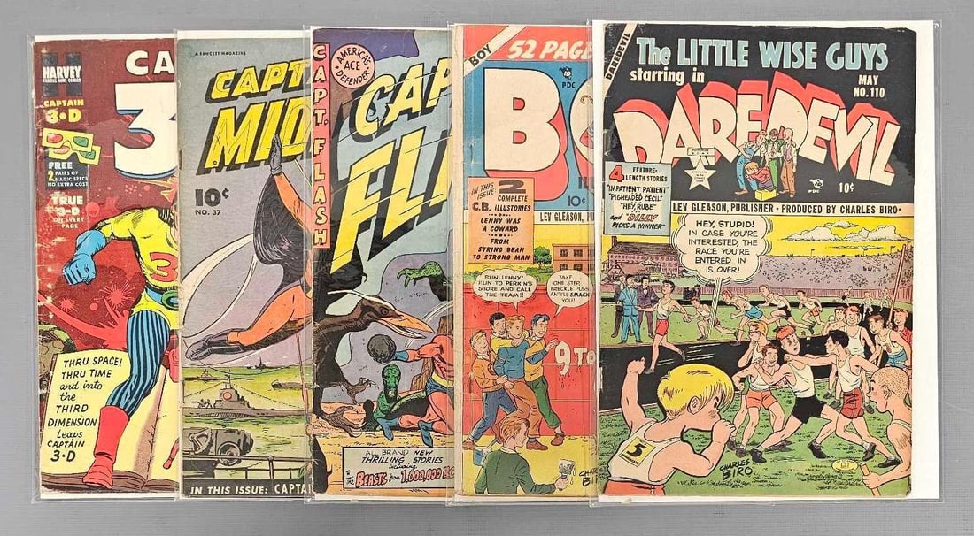 Five Golden Age Comics (1 of 3)