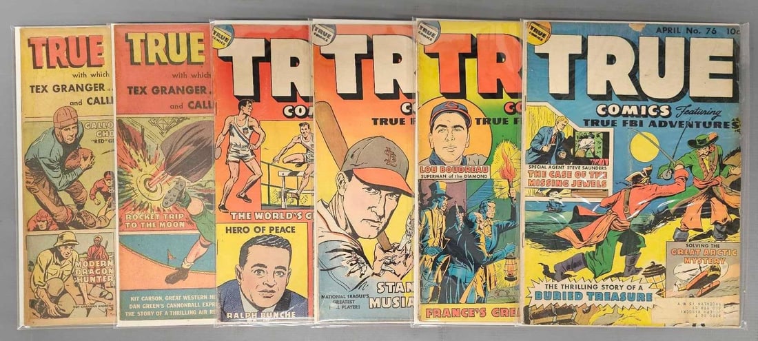 Six Golden Age True Comics (1 of 4)