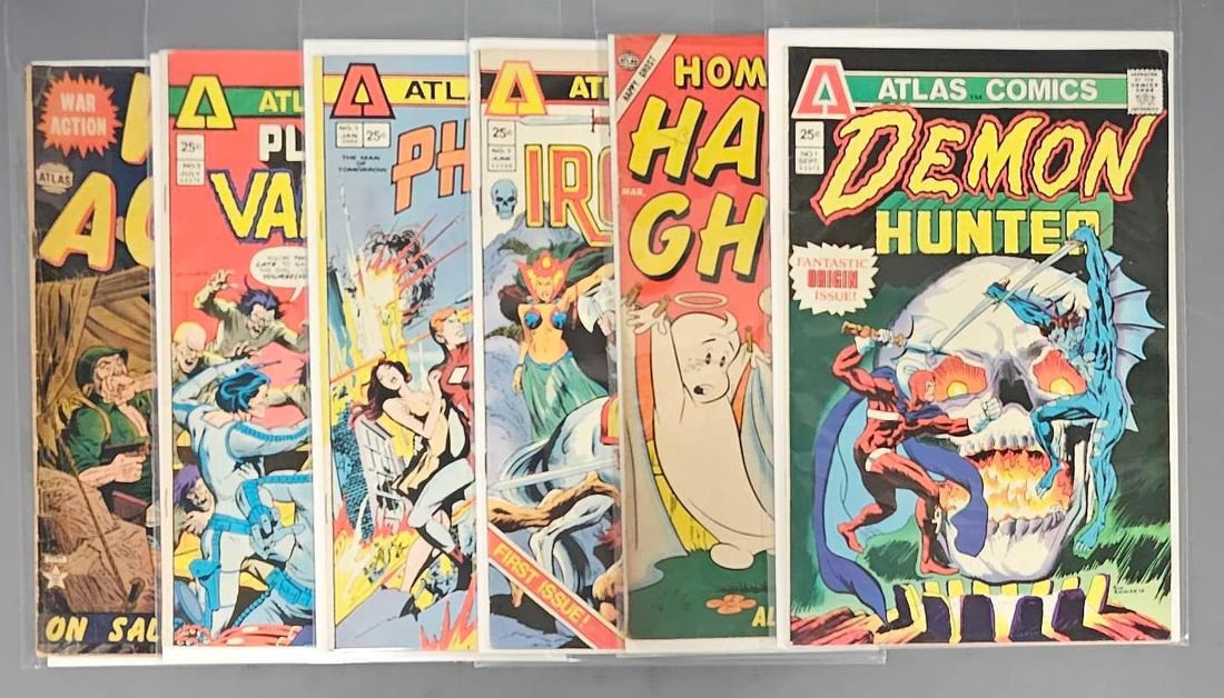 Six mixed title Atlas comics (1 of 4)