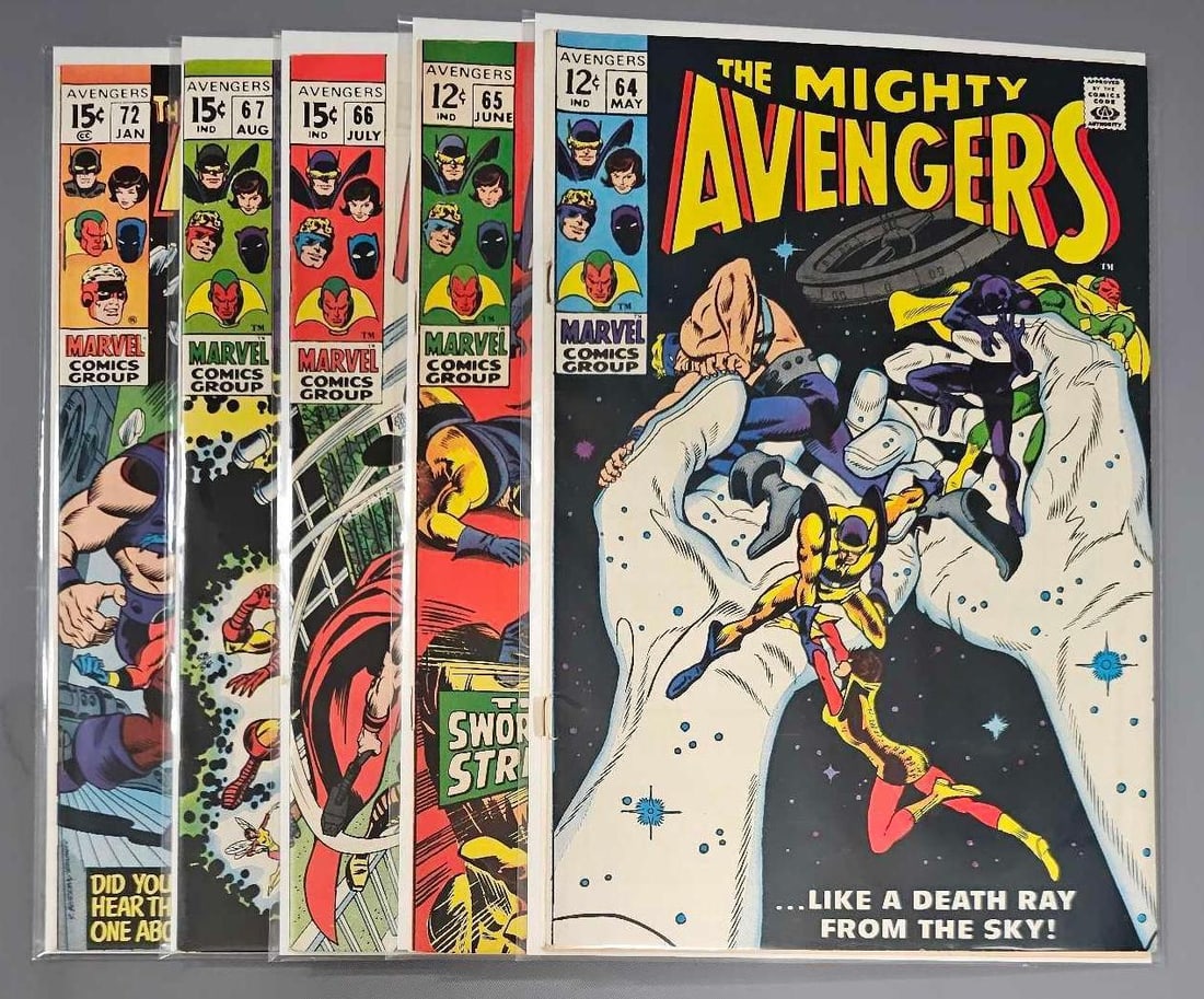 Five Avengers  Comics (1 of 3)