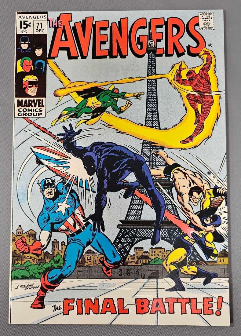 Avengers 71 1st appearance of Invaders (1 of 8)