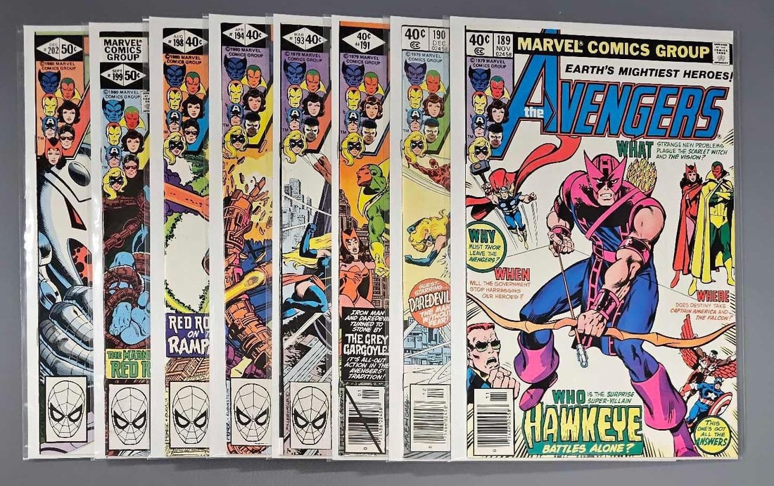 Eight Avengers Comics (1 of 4)
