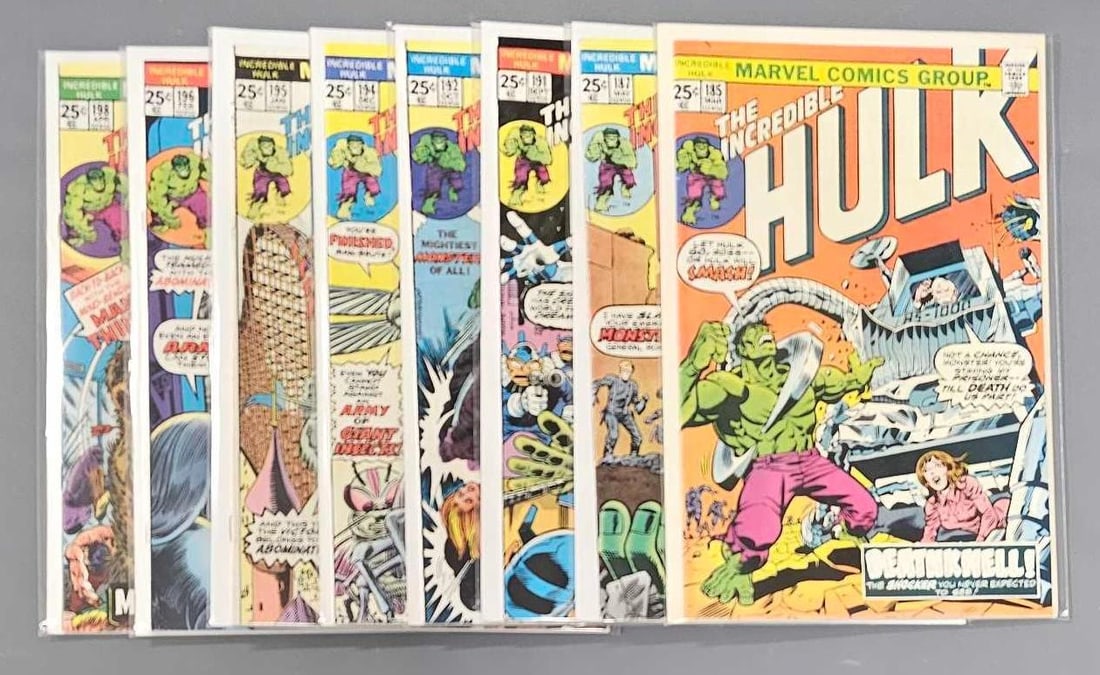 Eight Incredible Hulk  Comics (1 of 4)