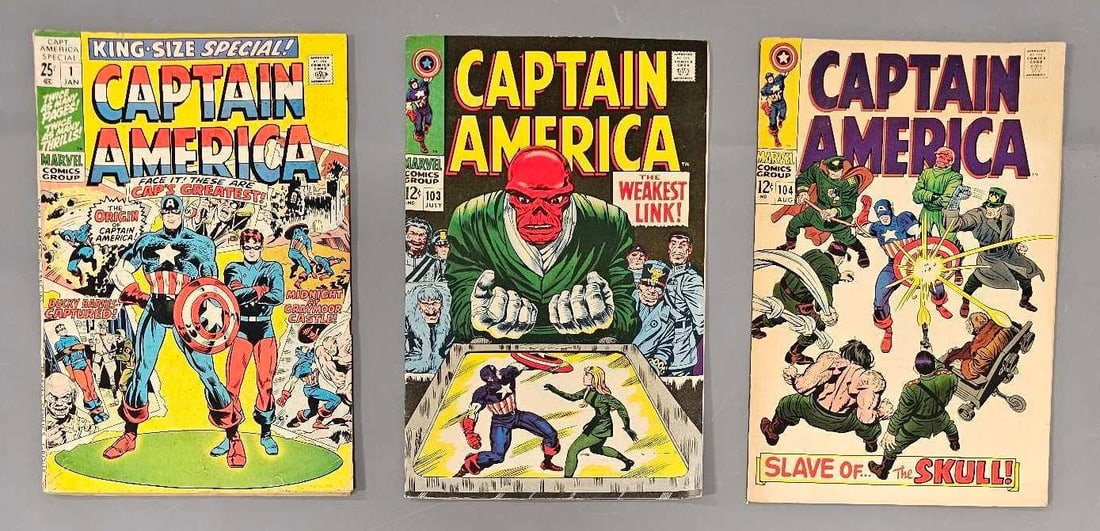 Three Captain America Comics (1 of 5)