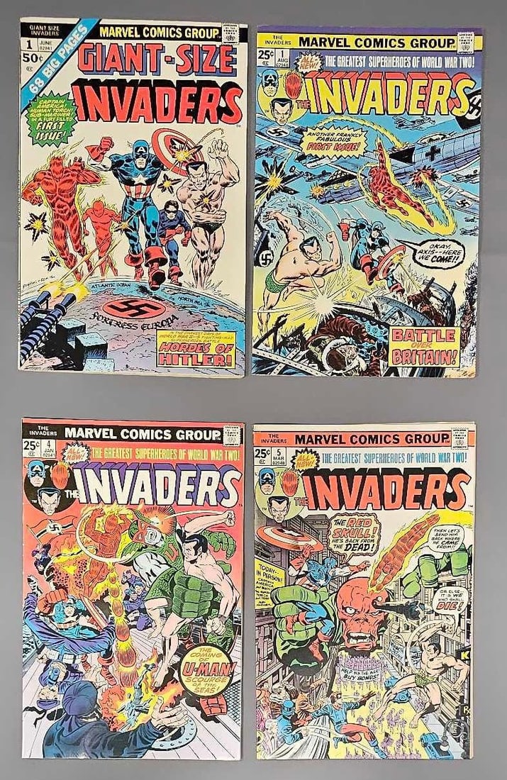 Four Invaders Comics (1 of 4)