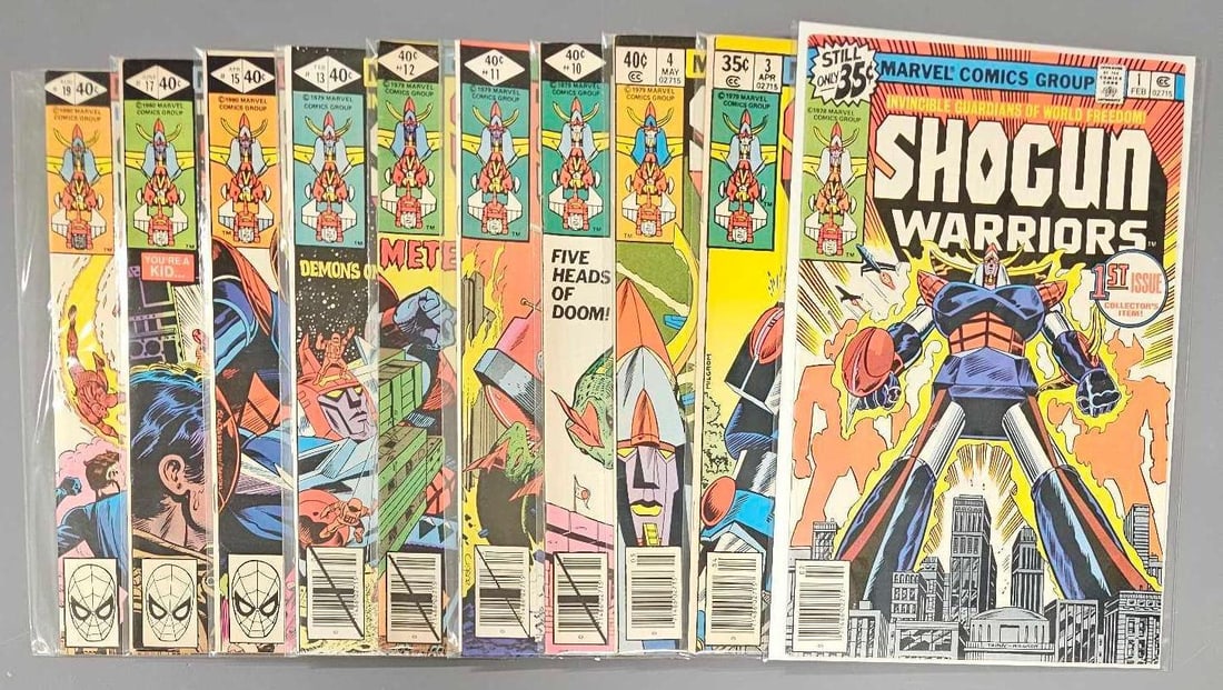 Ten Shogun Warriors Comics (1 of 5)