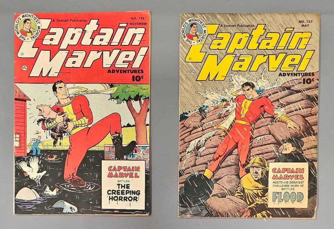 Two Captain Marvel Adventures Comics (1 of 6)