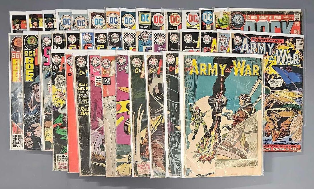 Forty-One Our Army at War Comics (1 of 12)