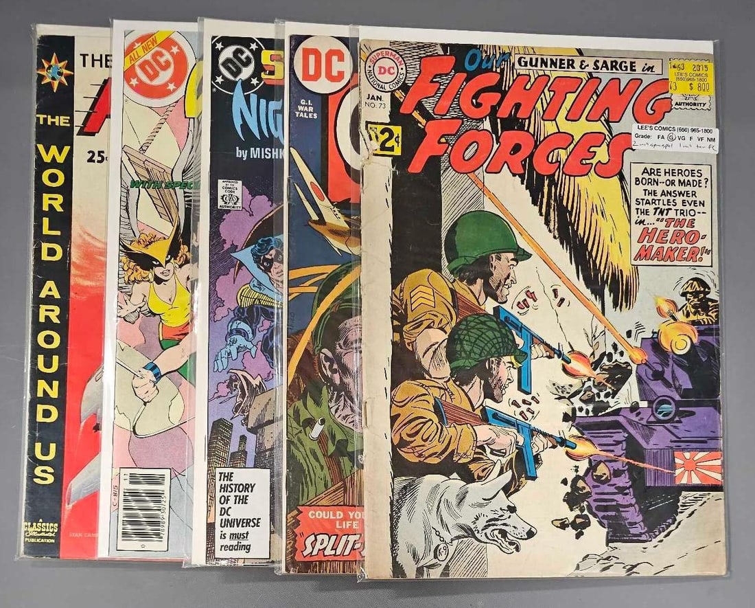 Four Misc DC war Comics (1 of 3)