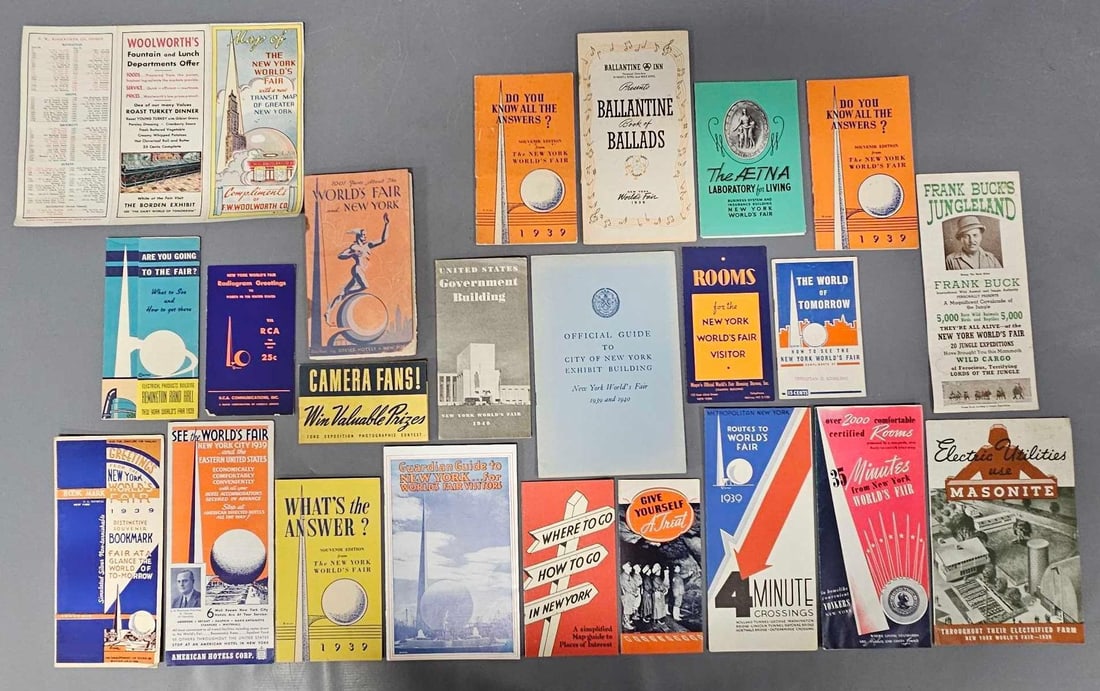 Group of mixed ephemera from the 1939 New York World's Fair (1 of 7)