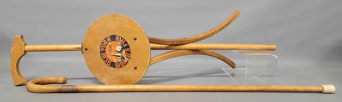 One 1933 Chicago Worlds Fair Cane One 1939 Kan O Seat (1 of 11)