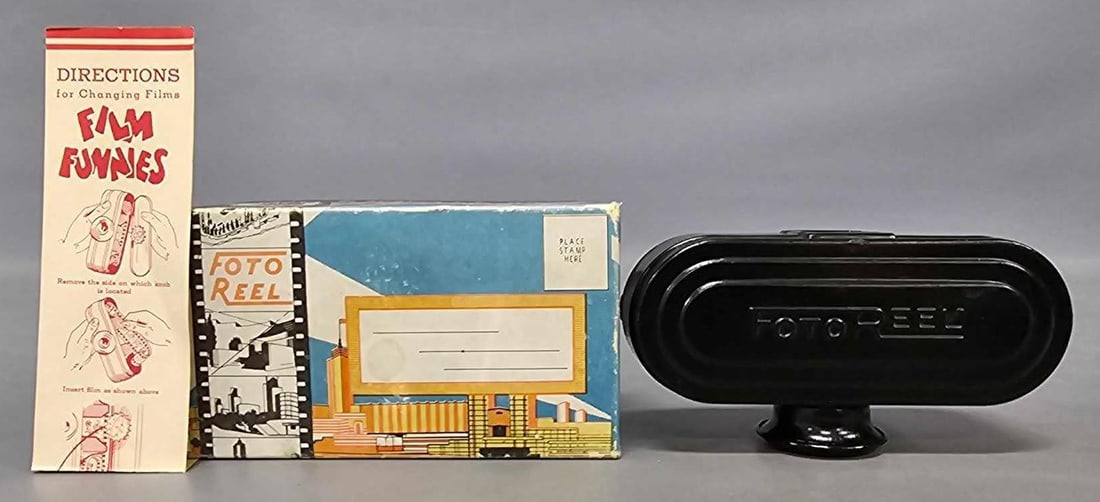 1933 Chicago World's Fair Foto Reel in original box (1 of 11)