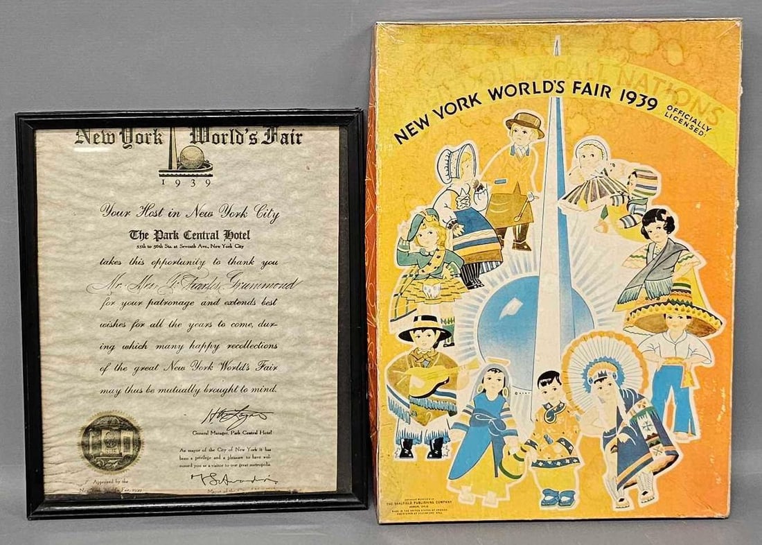 Group of two souvenirs from 1939 New York World's Fair (1 of 10)