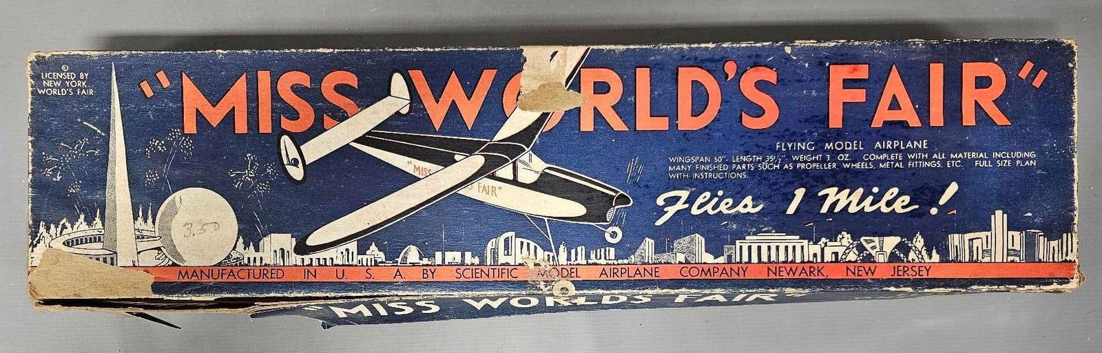 1939 New York World's Fair Miss World's Fair model airplane (1 of 8)