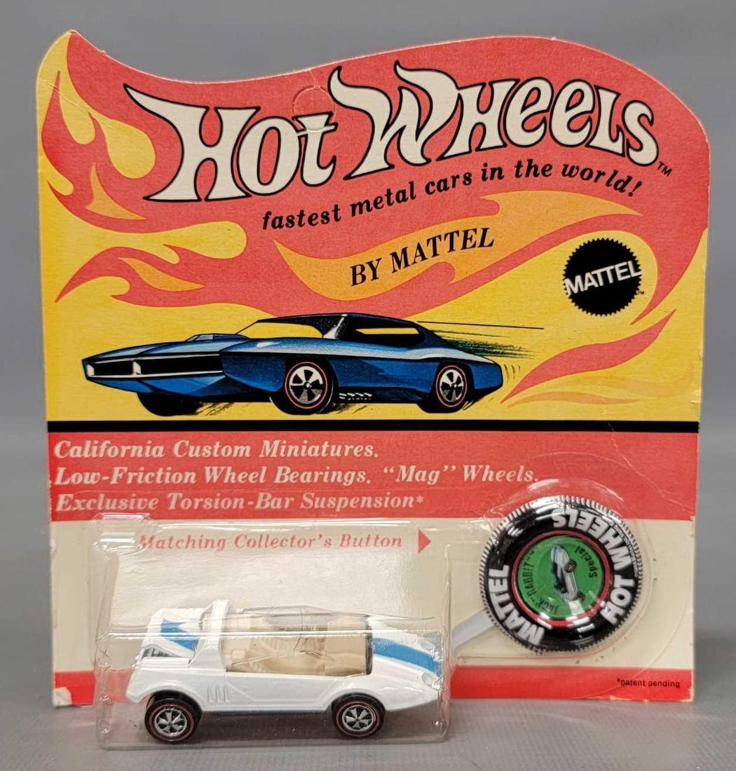 Redline Hot Wheels US Jack Rabbit Special on sealed  unpunched card (1 of 7)