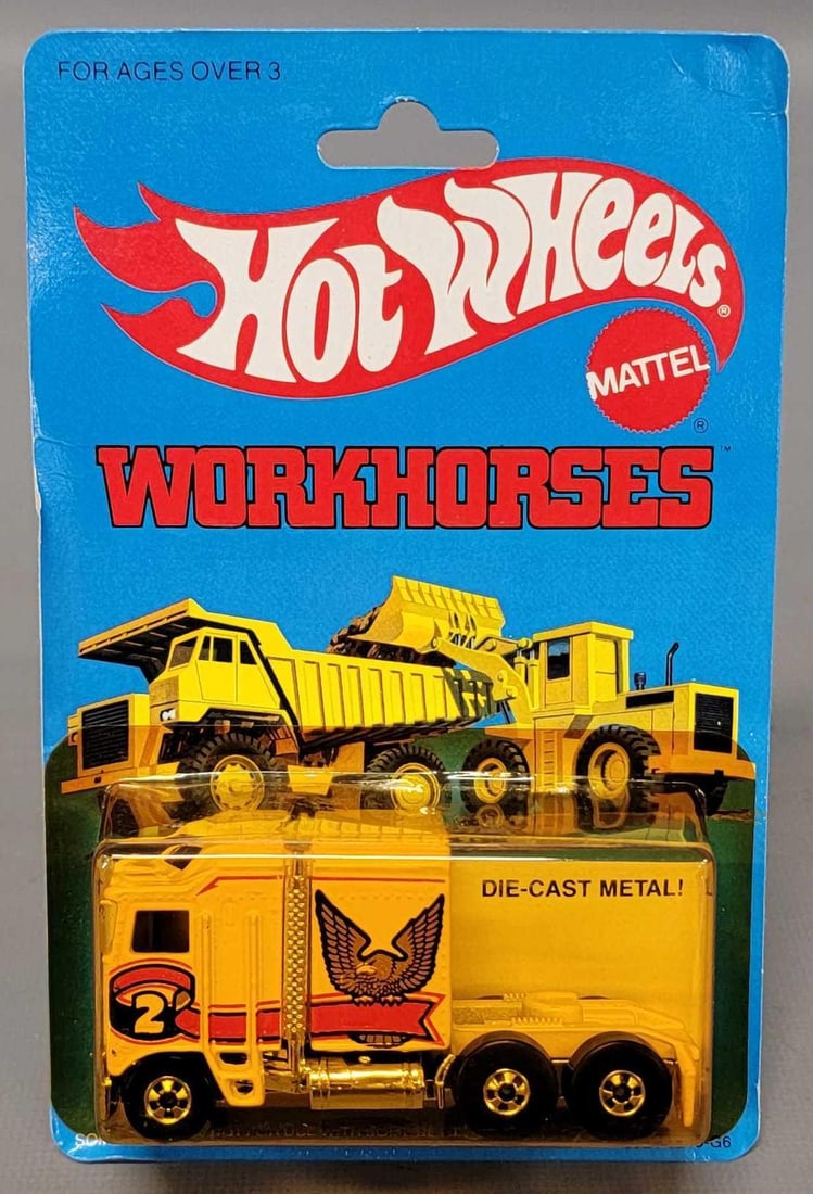 Hot Wheels 1979 Workhorses Thunder Roller with smooth roof on blister card (1 of 7)