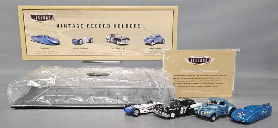 Hot Wheels Legends Vintage Record Holders set in original shipping box (1 of 13)