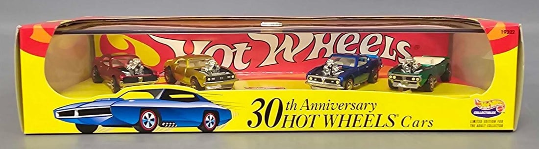 Hot Wheels 30th Anniversary four cars set in original box (1 of 8)