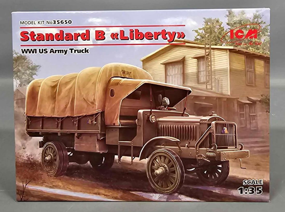 Factory sealed ICM 1:35 Standard B Liberty WWI US Army Truck kit 35650 (1 of 6)