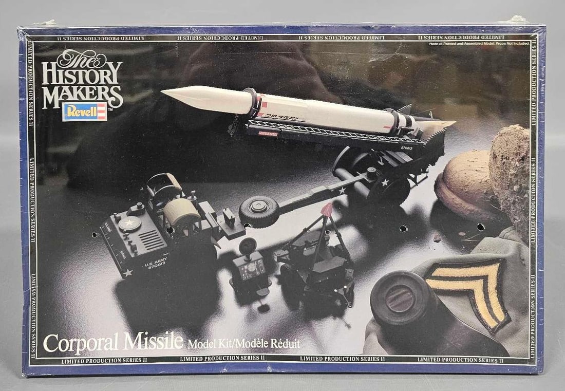 Factory sealed 1:40 Revell The History Makers Corporal Missile kit 8649: Factory sealed Revell The History Makers Corporal Missile kit stock number 8649 mint as seen in the photos.