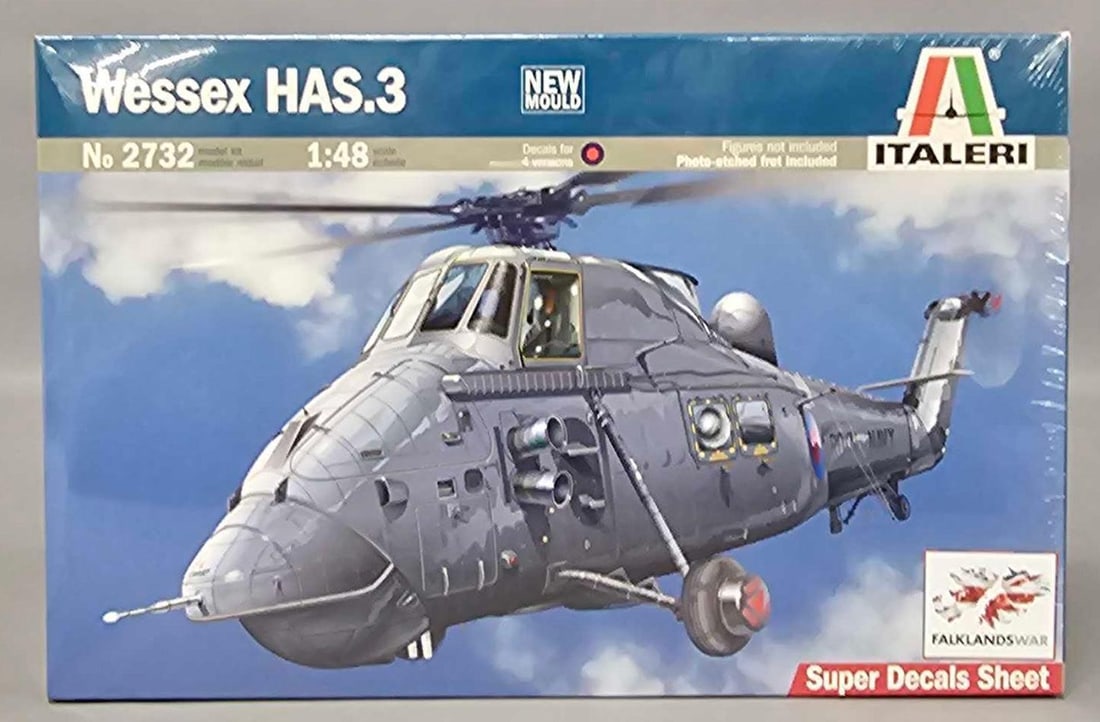 Italeri 1:48 Wessex HAS.3 helicopter kit 2732 (1 of 6)