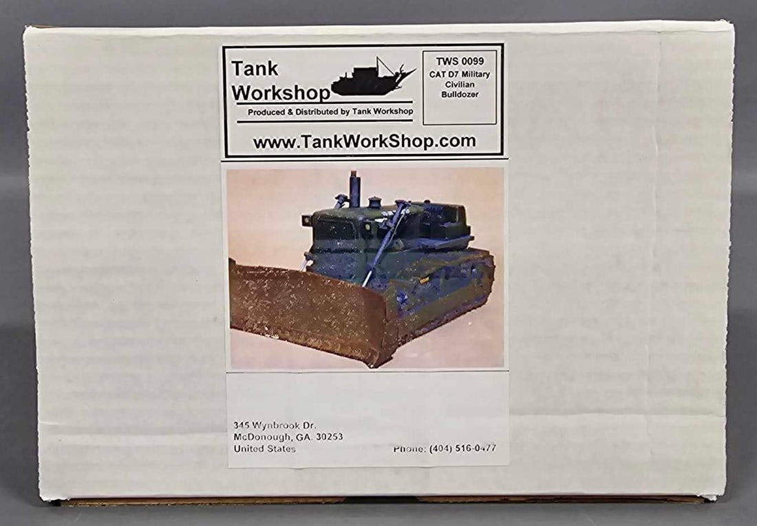 1:35 Tank Workshop Cat D7 Military Civilian Bulldozer resin kit 0099 (1 of 6)