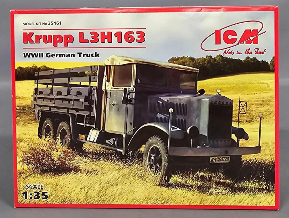 1:35 ICM Krupp L3H163 WWII German Truck kit 35461 (1 of 7)
