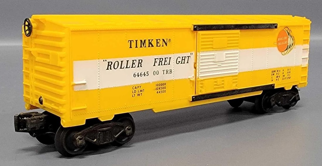 Unrun Lionel postwar O 6464-500 Timken type IV box car (1 of 7)