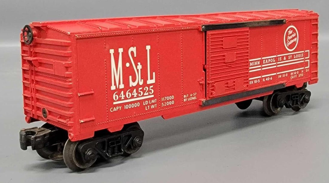 Lionel postwar O 6464-525 Minneapolis & St. Louis box car (1 of 7)