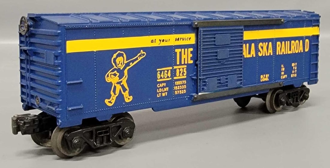 Unrun Lionel postwar O 6464-825 Alaska box car (1 of 7)