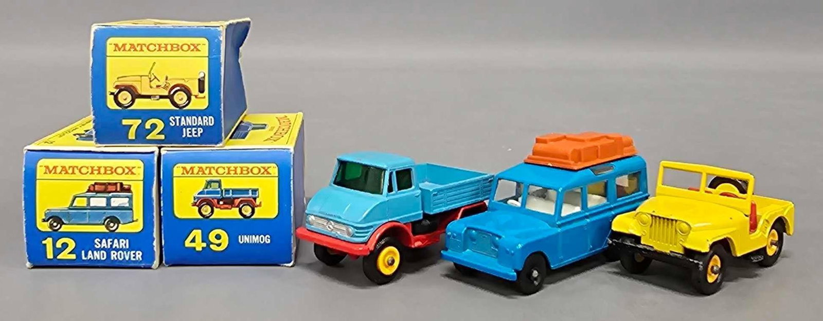 Group of three Matchbox cars in original E boxes (1 of 11)