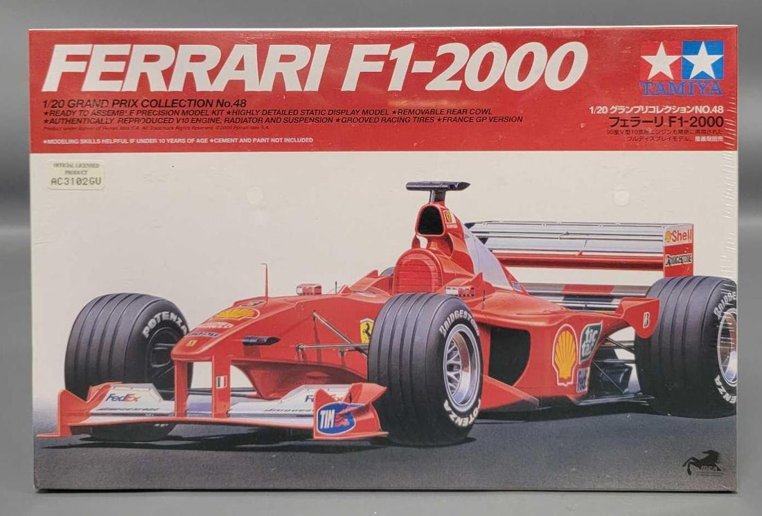 Factory sealed Tamiya 1/20 Ferrari F1 2000 kit 2400 (1 of 6)