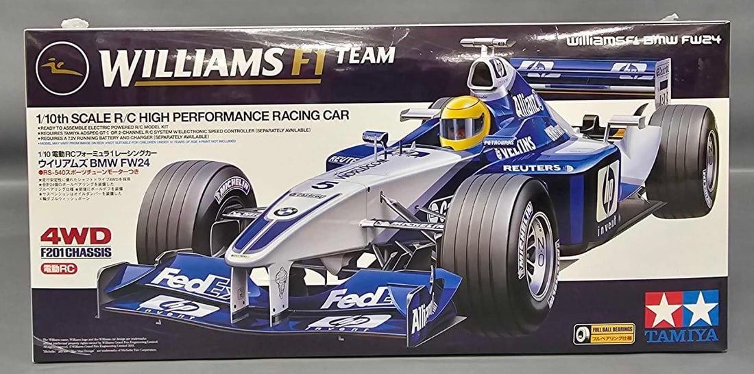 Factory sealed 1/10 Tamiya electric R/C Williams F1 BMW FW24 kit 25000 (1 of 6)