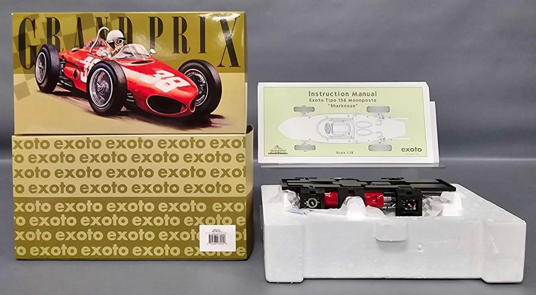 Exoto 1/18 1961 Tipo 156 F1 Shark Nose Diecast Model In Original Box (1 of 11)