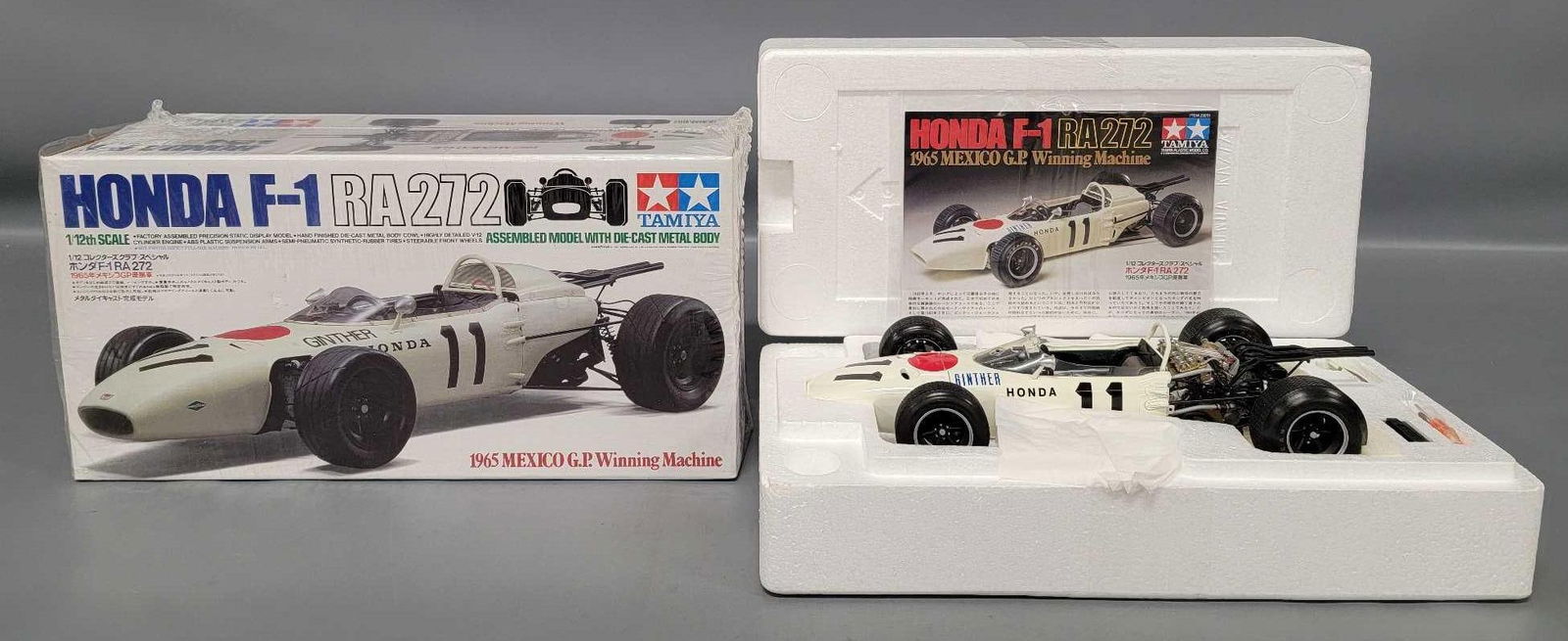 Tamiya 1/12 Honda F-1 RA272 1965 Mexico Grand Prix winner kit 19800 in original box (1 of 12)