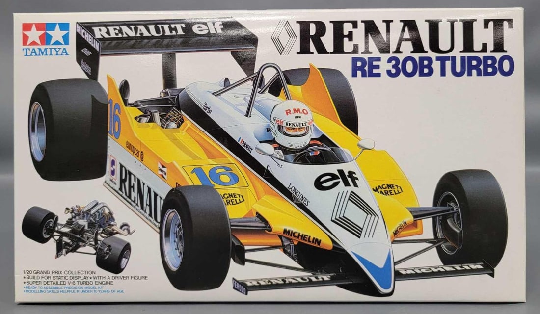 Tamiya 1/20 Renault RE 30B Turbo in original box kit GC2018 (1 of 3)